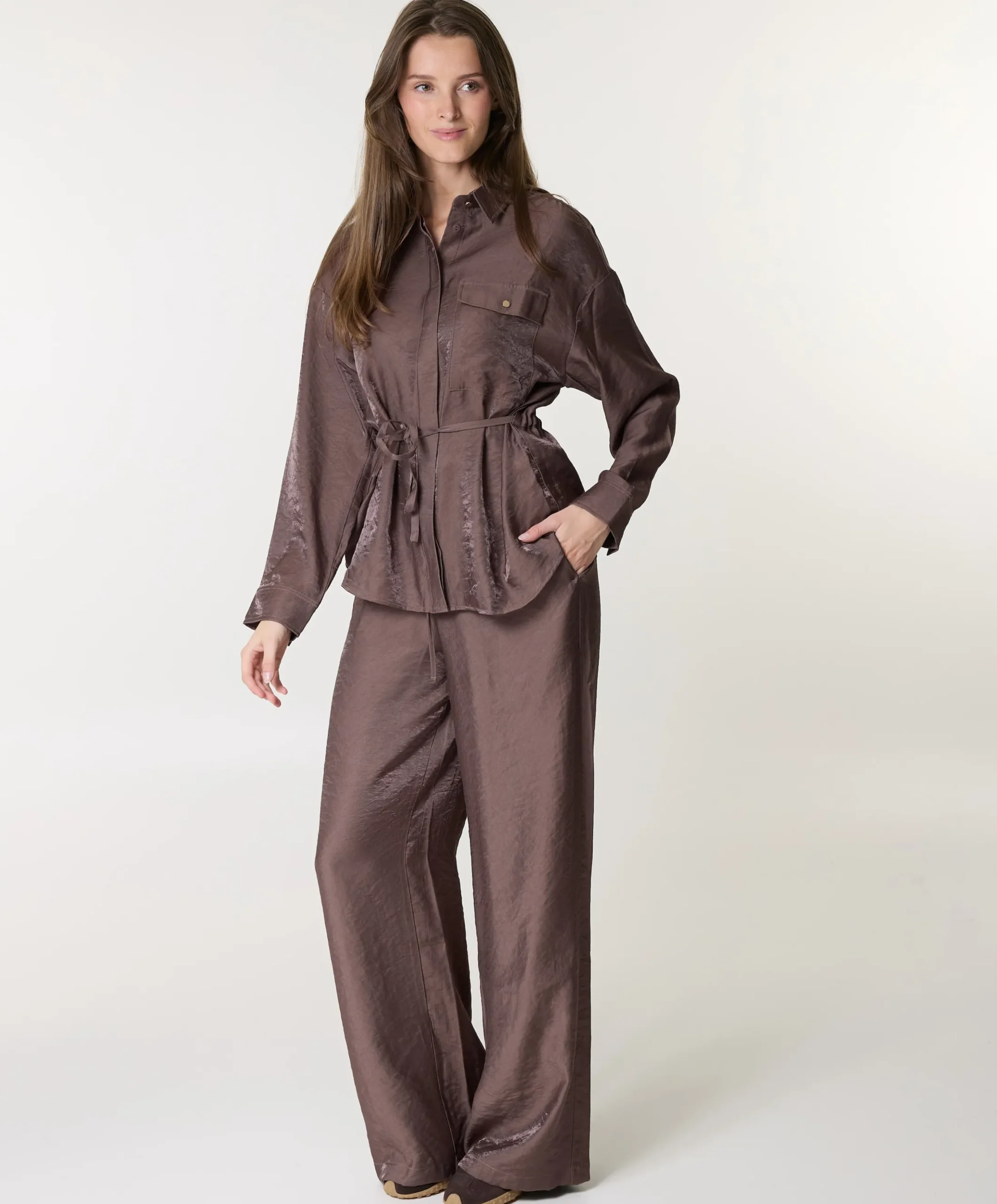 80a02-03564 dames broek bruin