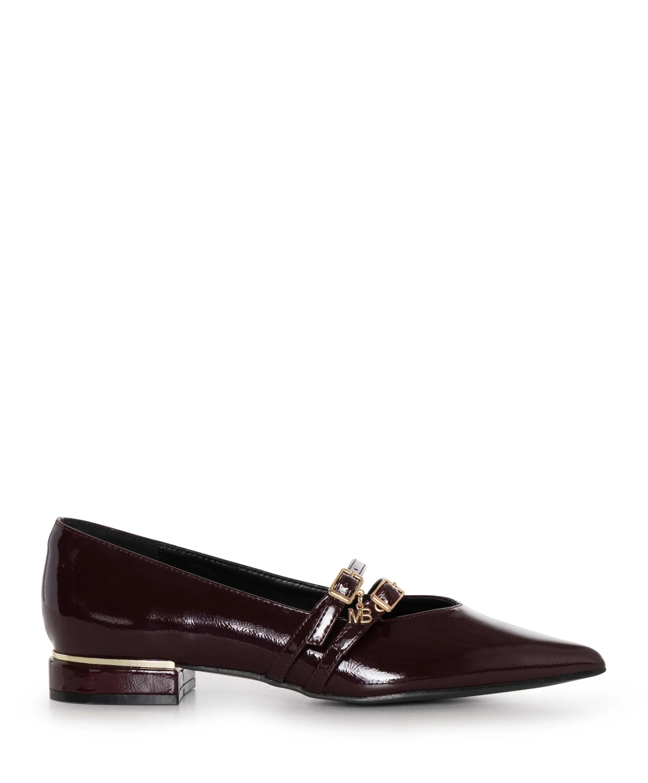 Agiany dames loafers bordeaux