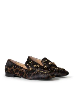 Aisha dames loafers bruin