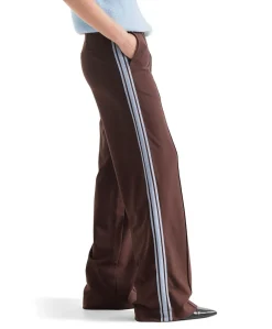 ALEIDAS HVM 404 wide leg tape at side dames broek bruin