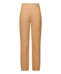 Anne bonded dames broek beige
