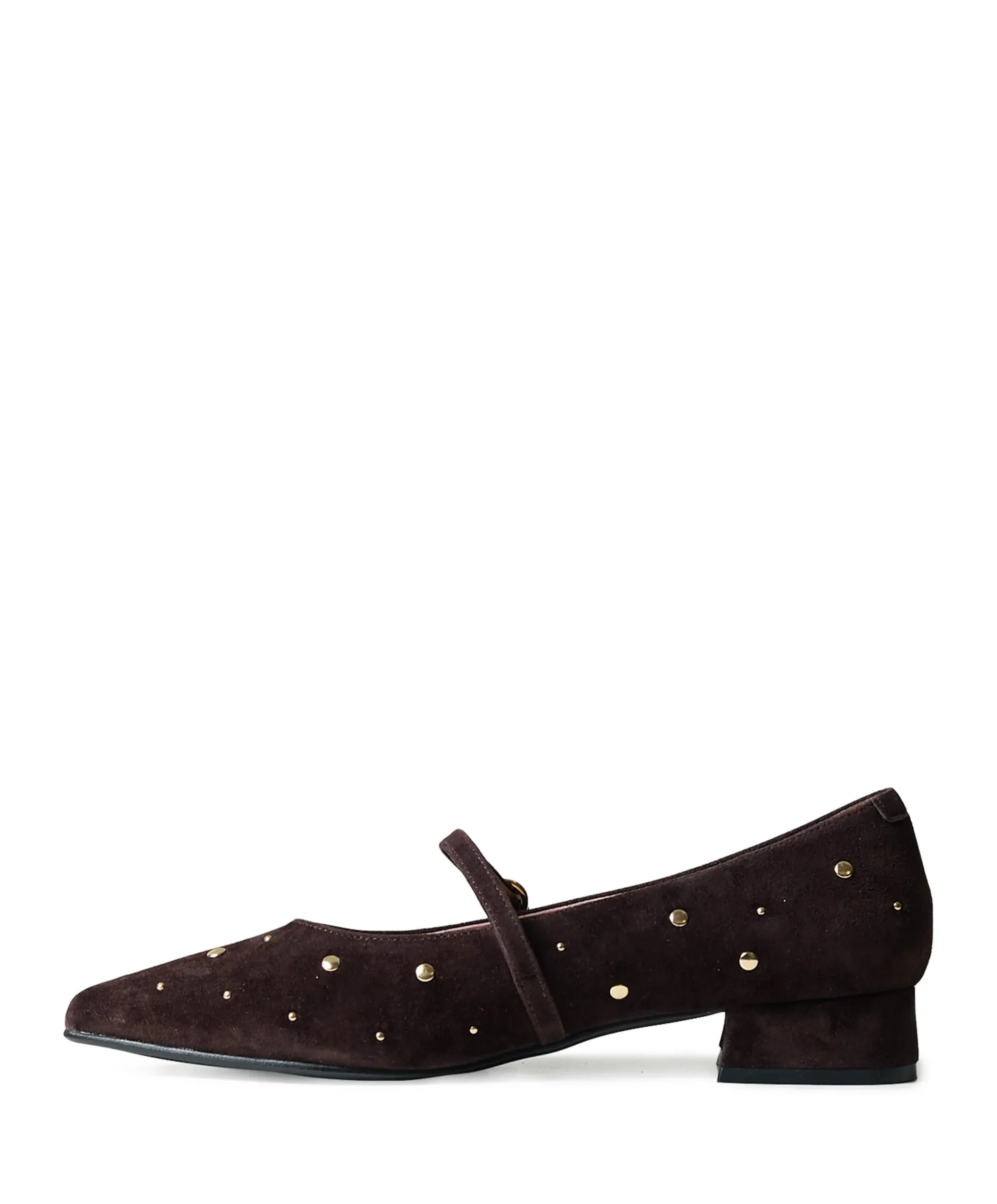 Annette dames ballerina's bruin