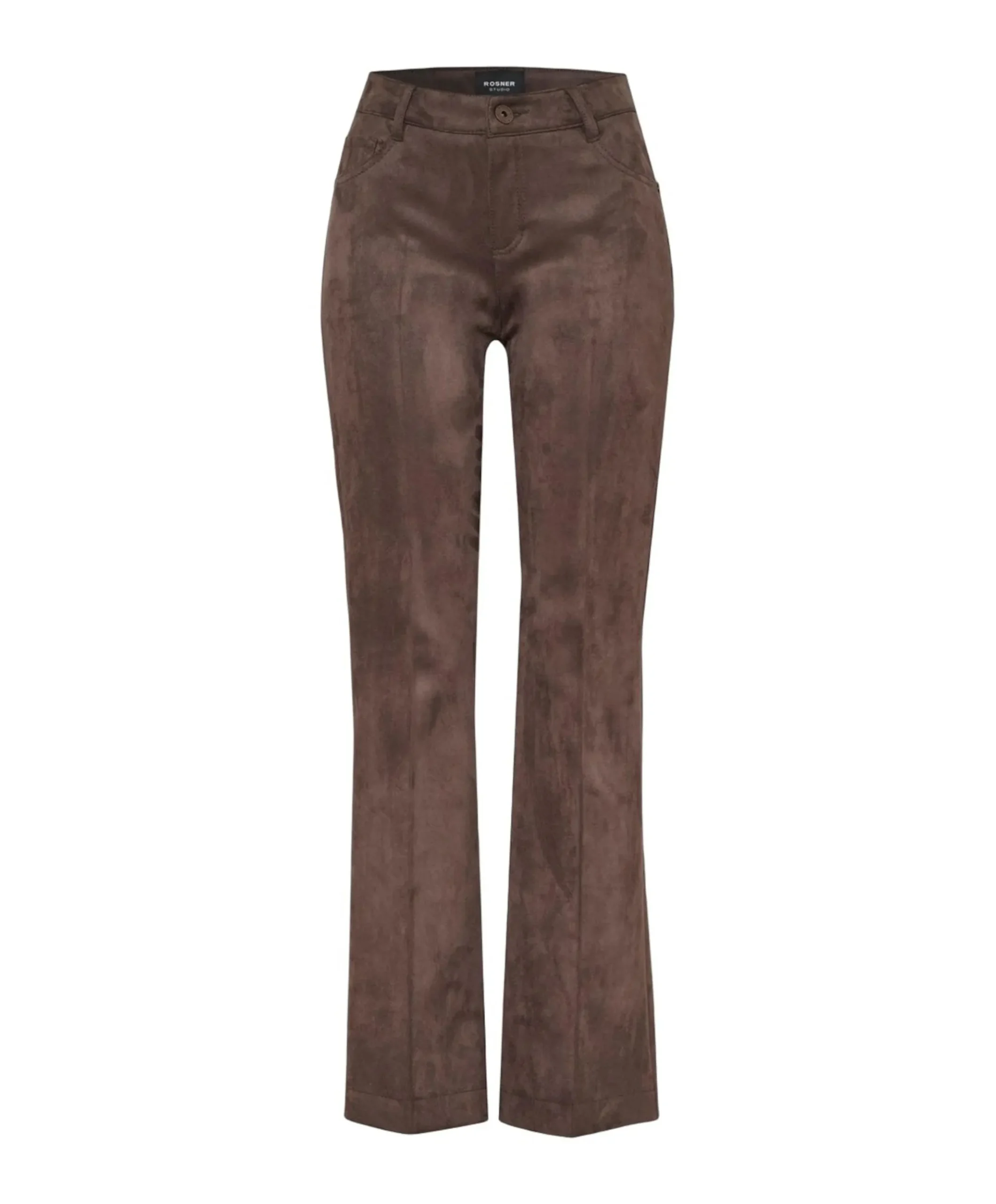 Antonia Bootcut dames broek bruin