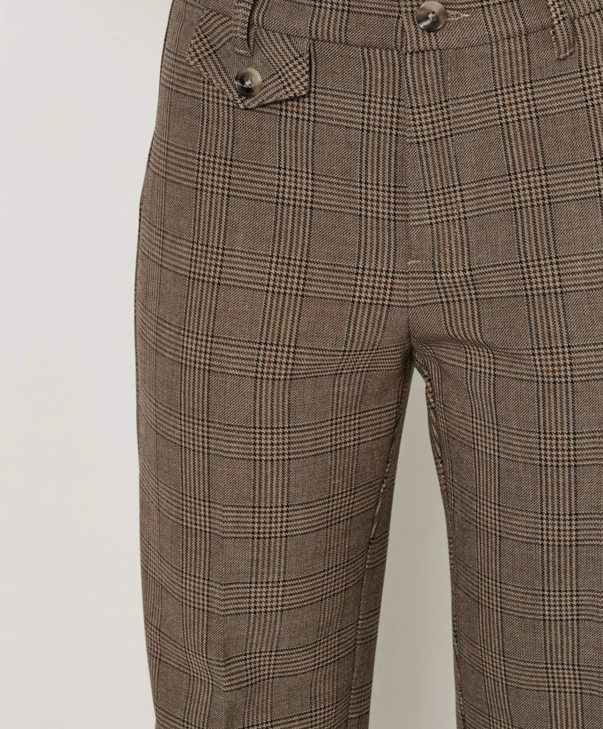 Audrey Flared Clean dames broek bruin