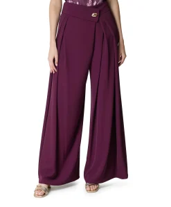 BACI PAREO.F001-P - Pantalone dames broek bordeaux
