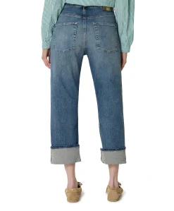 BAGGY dames jeans blauw