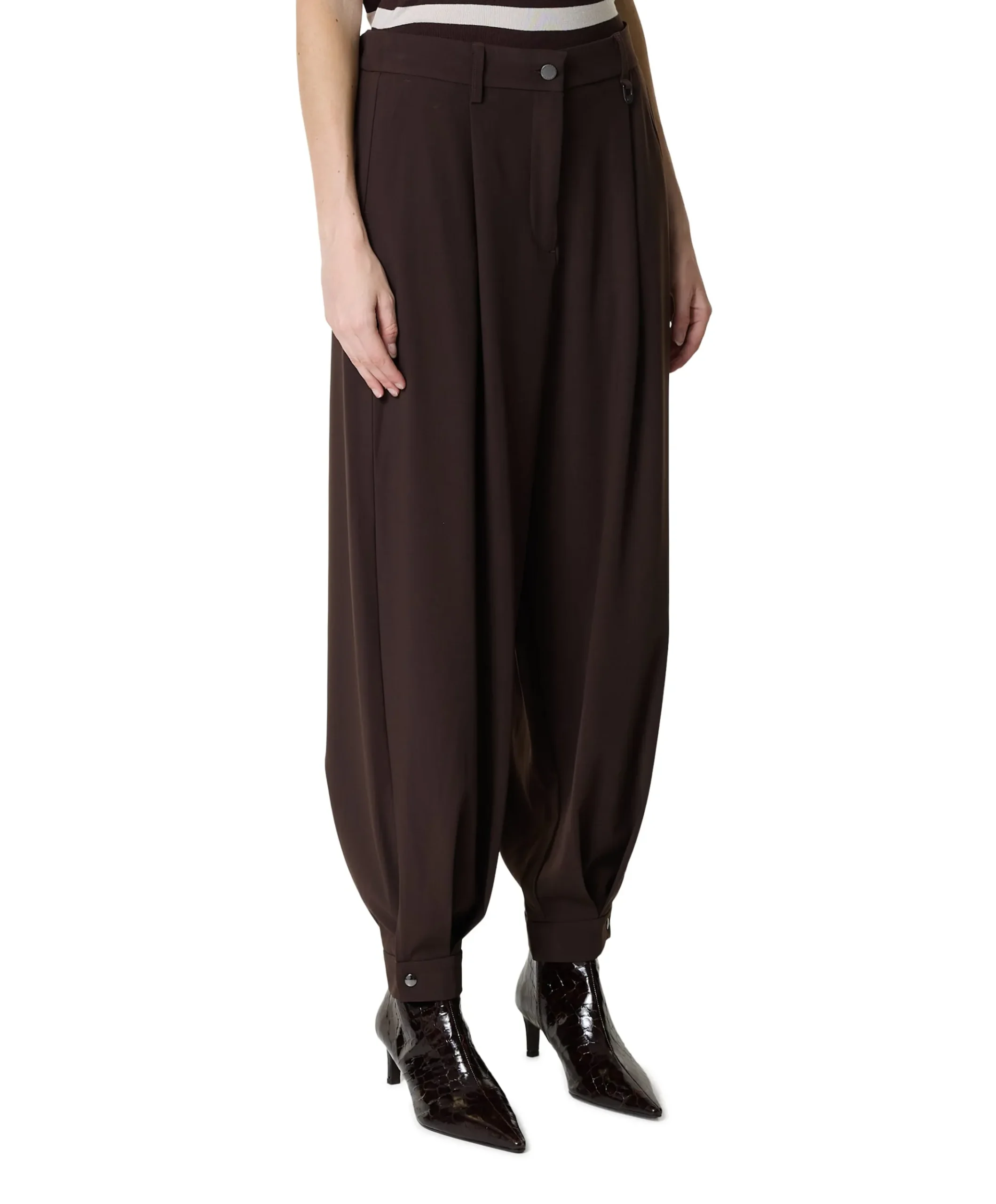 BALLOON dames pantalon bruin