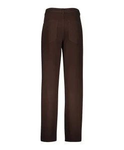 Balloon + snaps dames jeans bruin