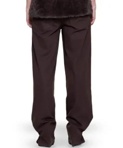 Balloon + snaps dames jeans bruin