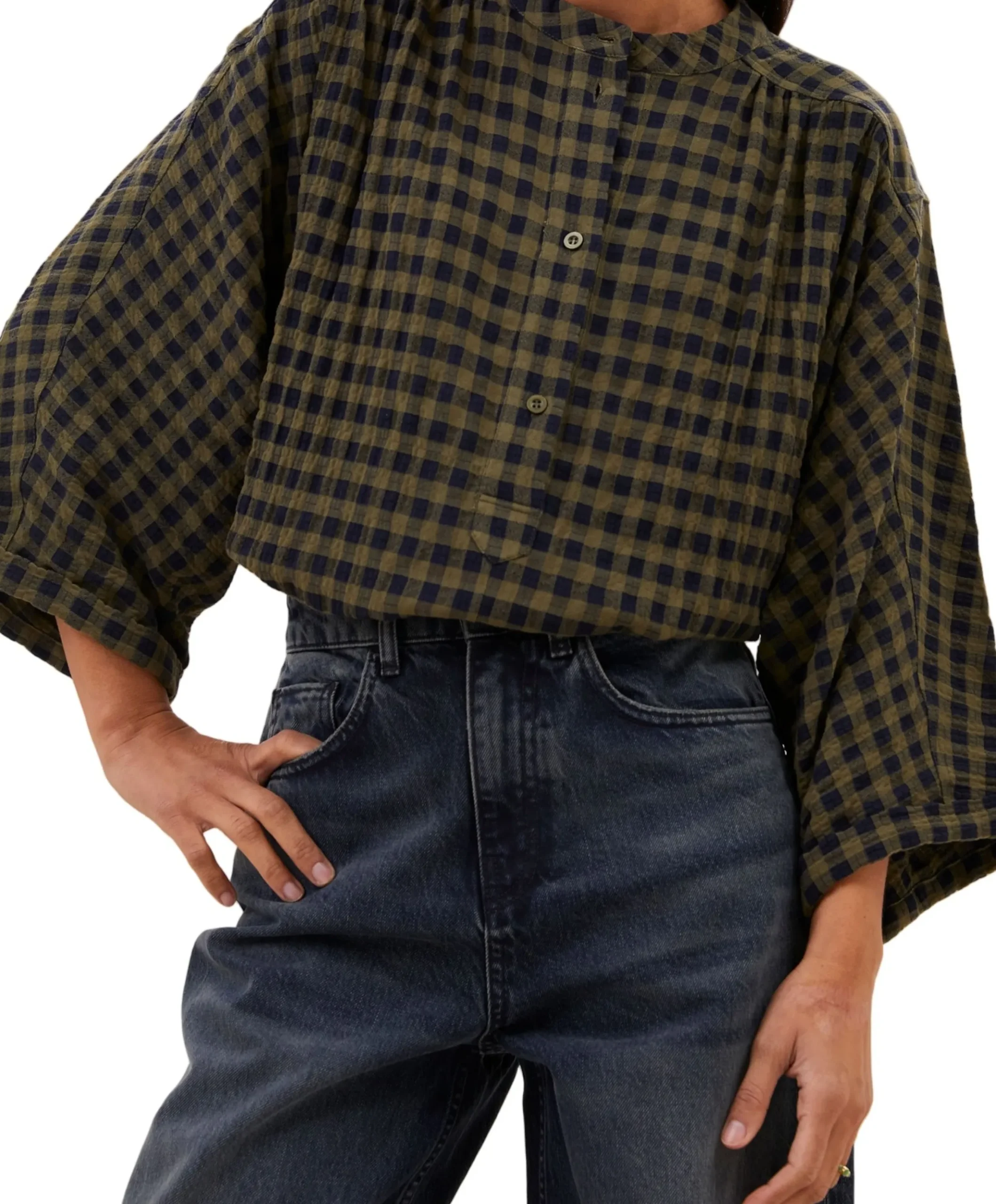 baloe oil dames jeans blauw