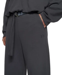 banana fleece dames broek blauw