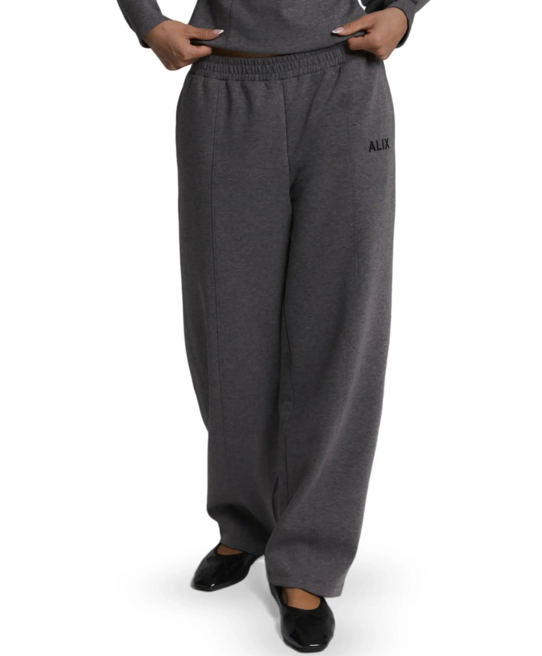 BARREL dames broek grijs