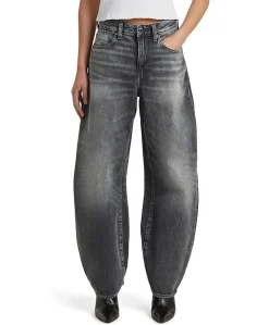 Barrel 3D Loose Wmn dames jeans grijs