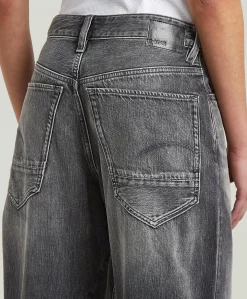 Barrel 3D Loose Wmn dames jeans grijs
