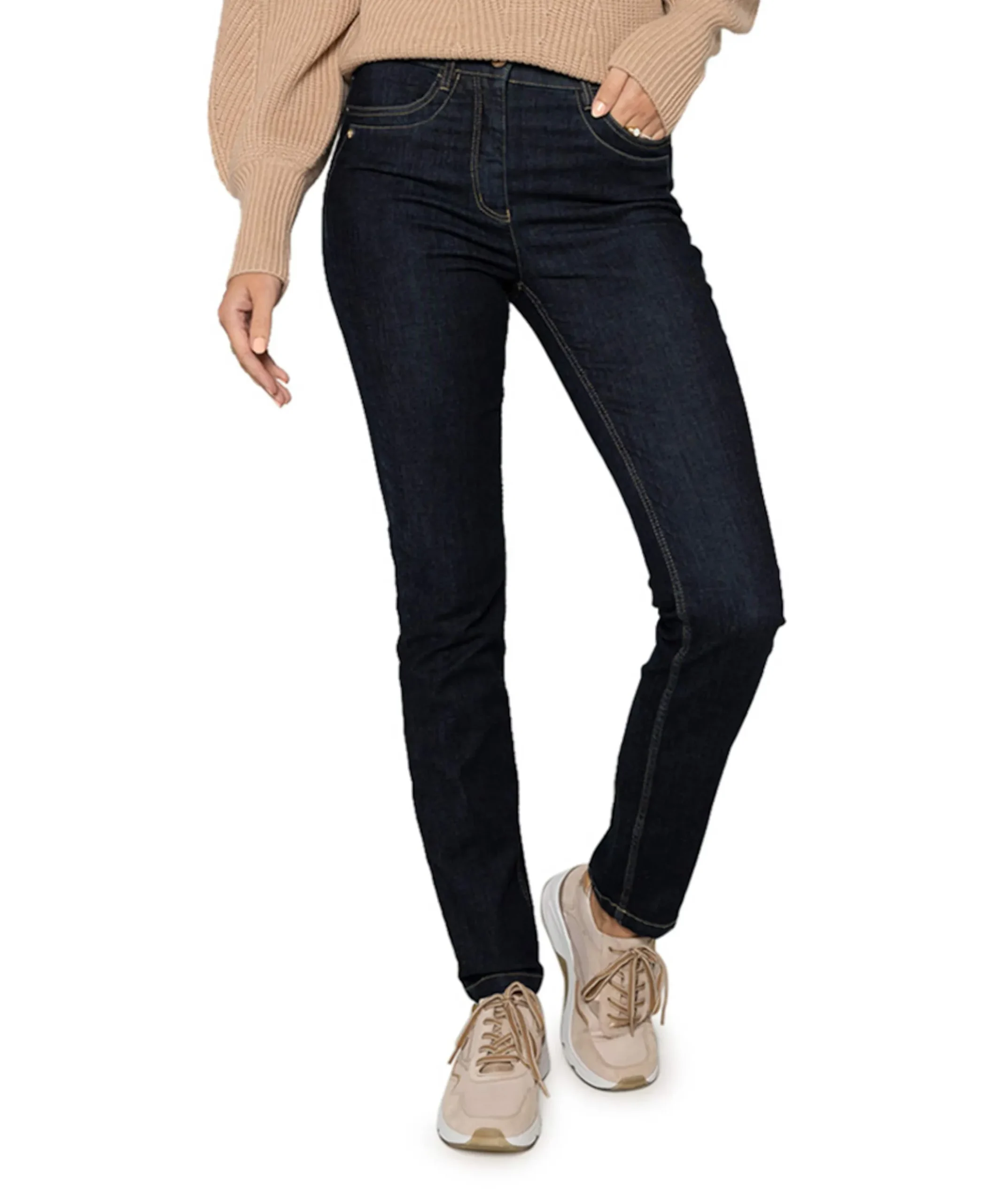 be loved dames jeans blauw