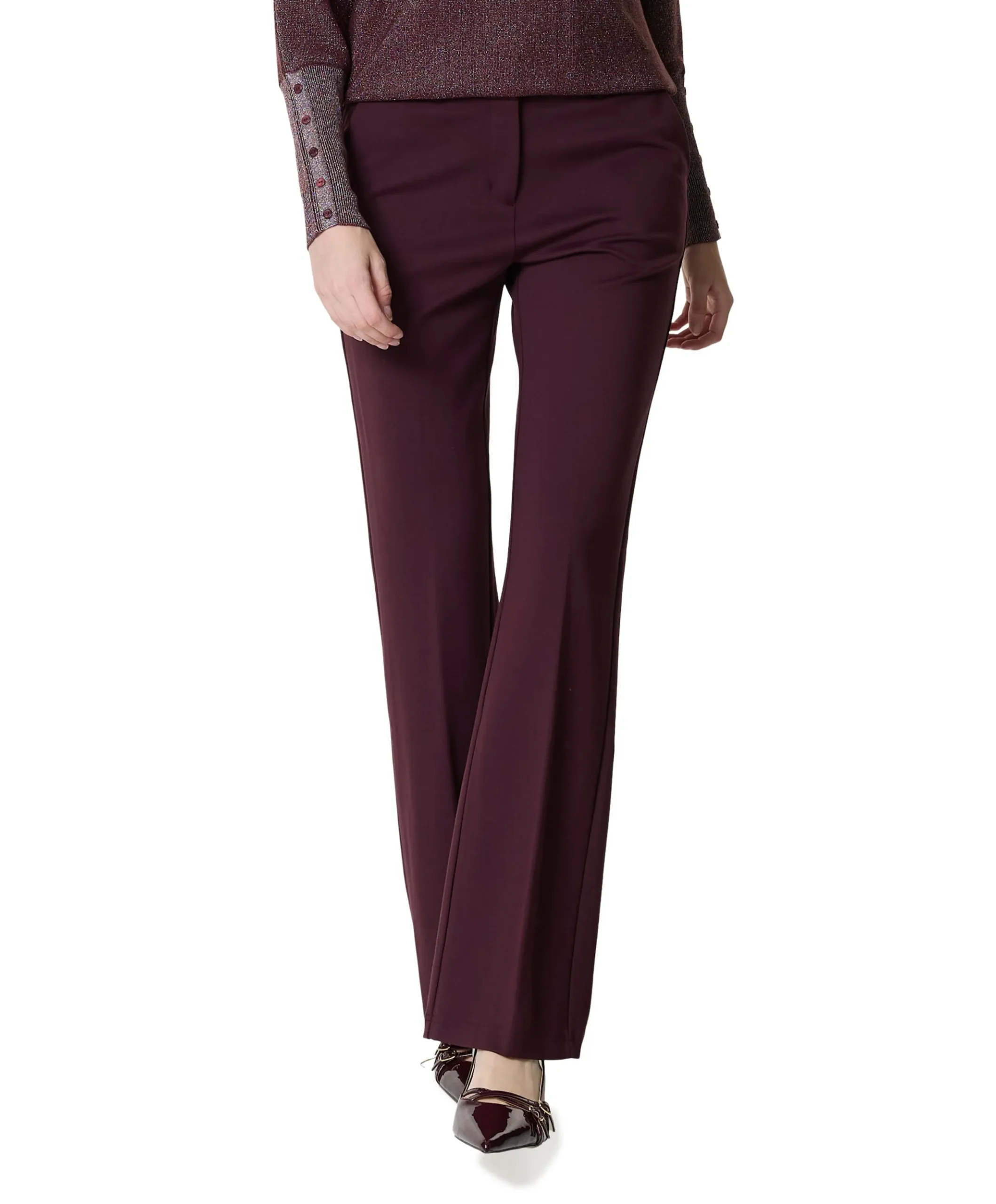 Bibette punta L33 dames broek bordeaux