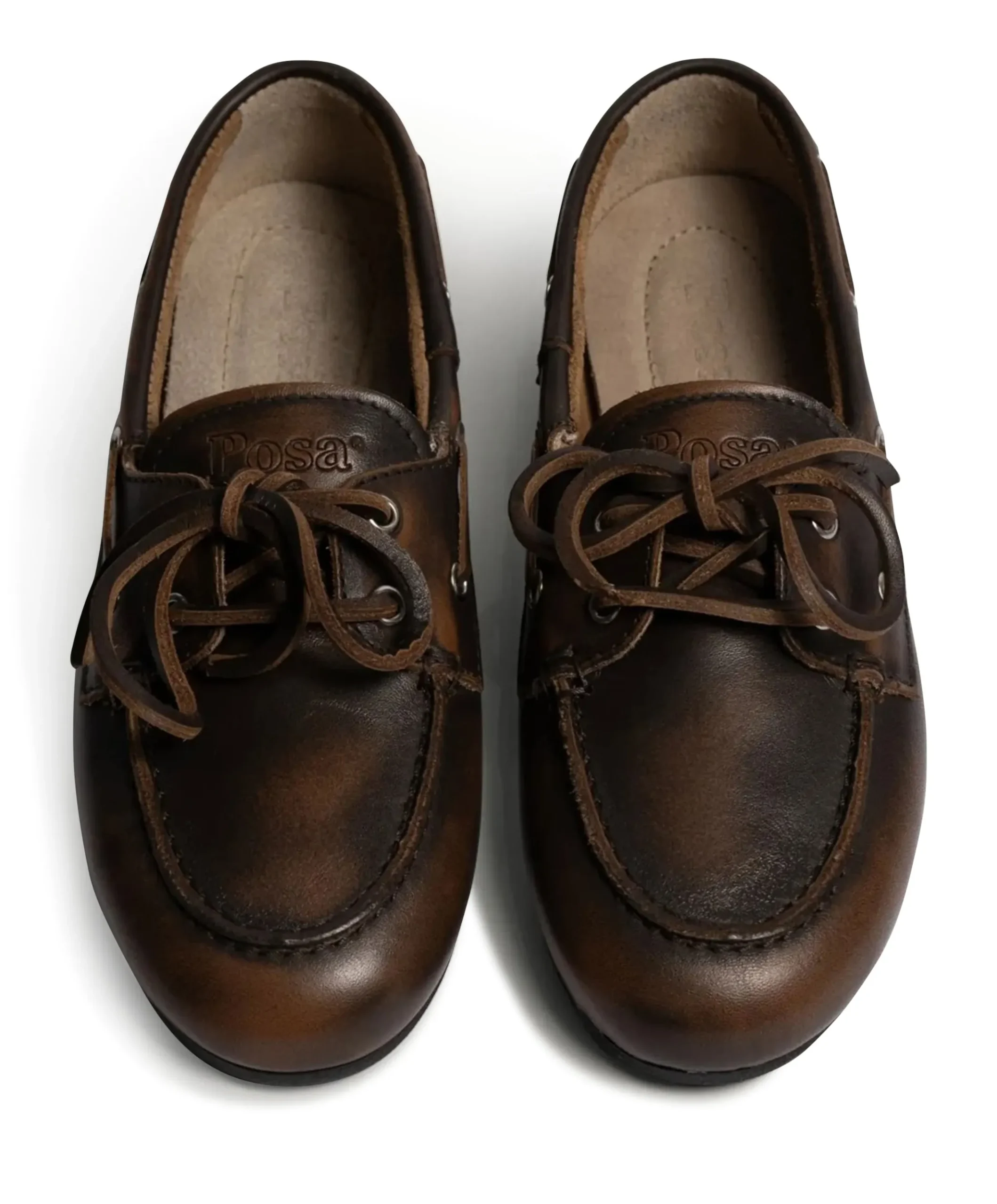 Boat Loafer Brushed dames mocassins bruin