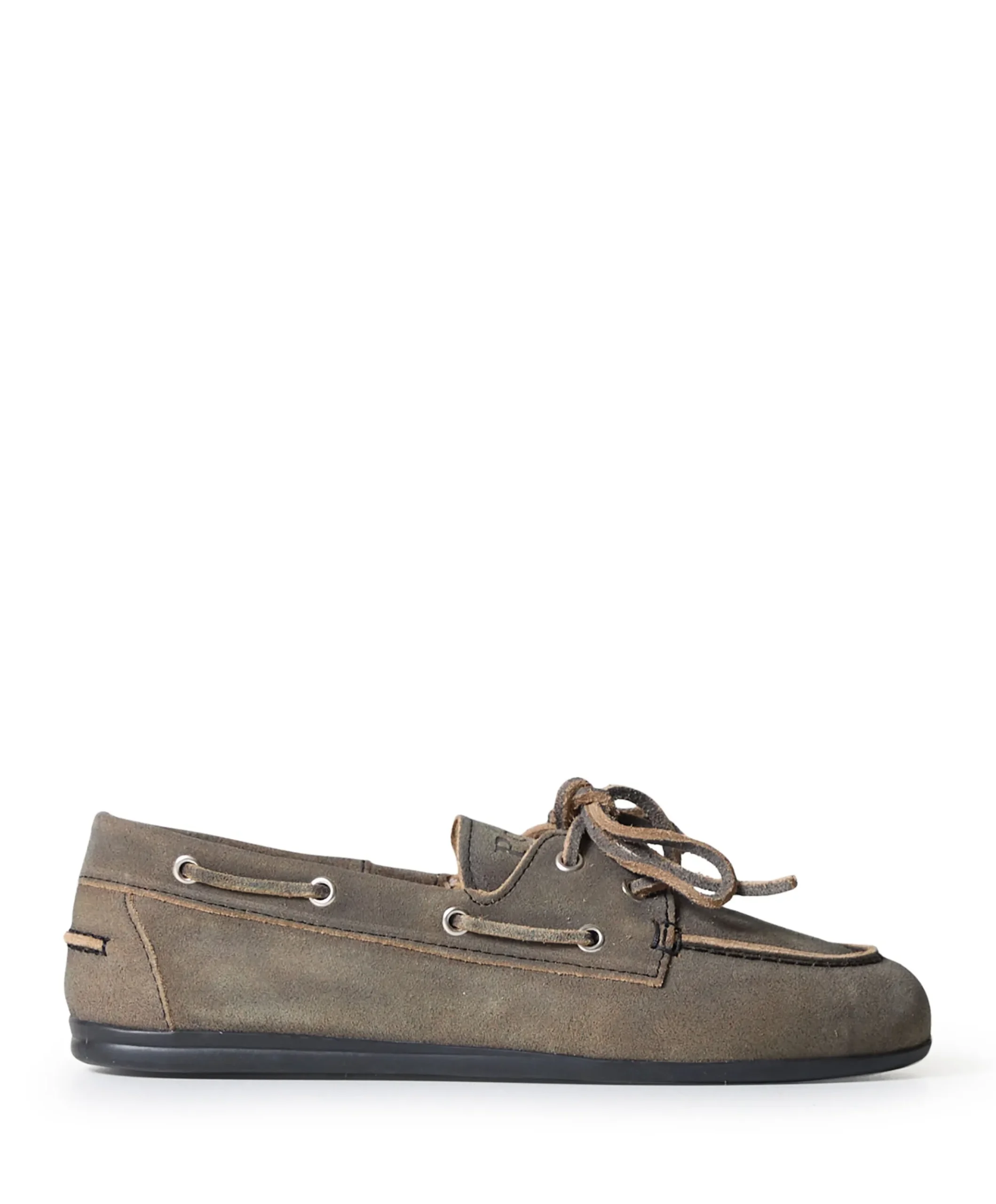 Boat Loafer Brushed dames mocassins grijs
