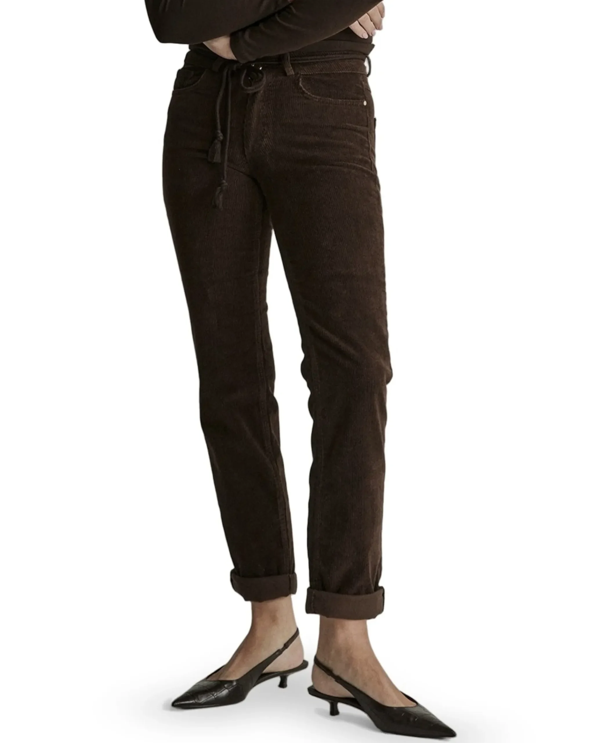 Bobby - Vintage Corduroy - 001 - Bl dames broek bruin