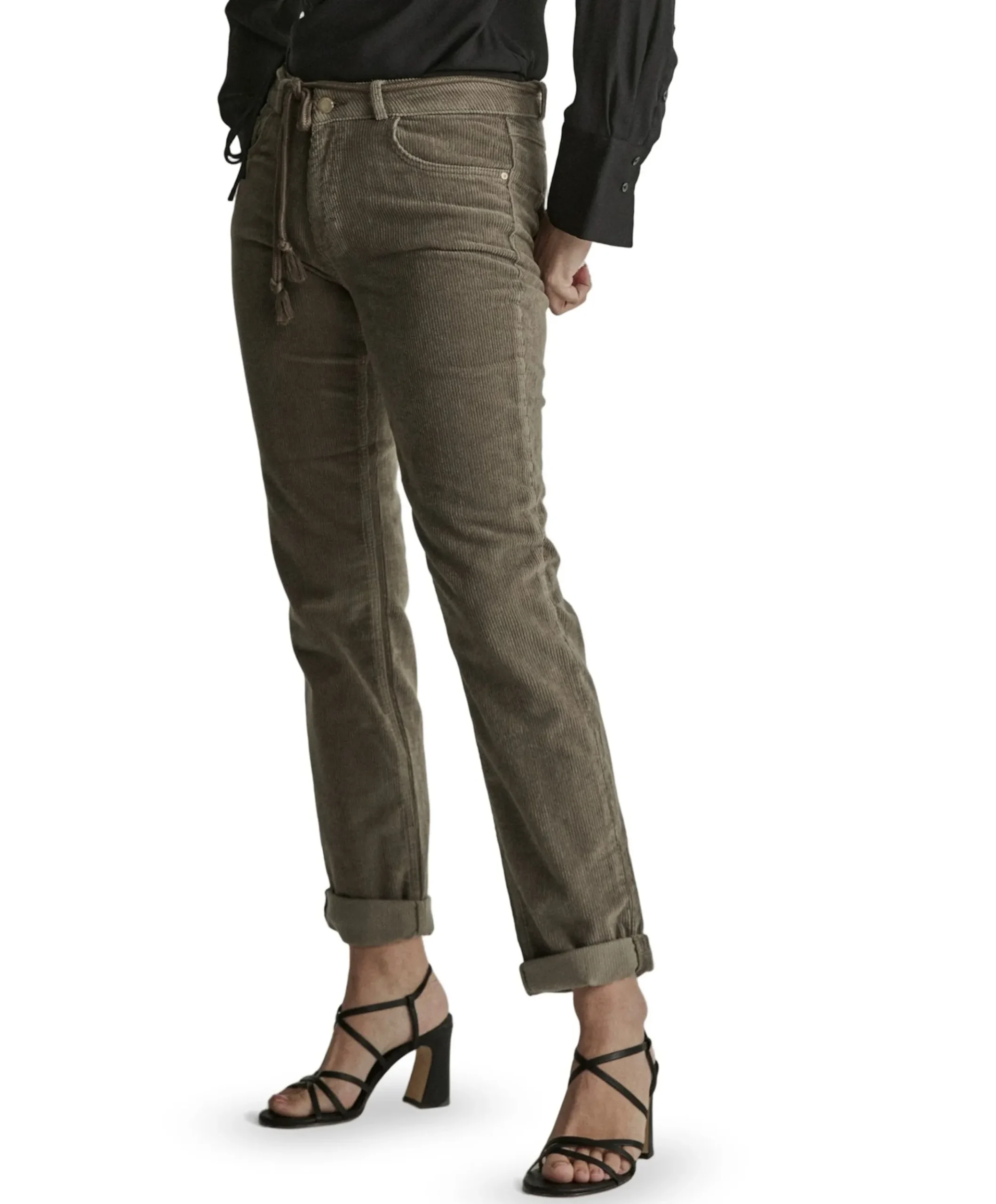 Bobby - Vintage Corduroy - 001 - Bl dames broek groen