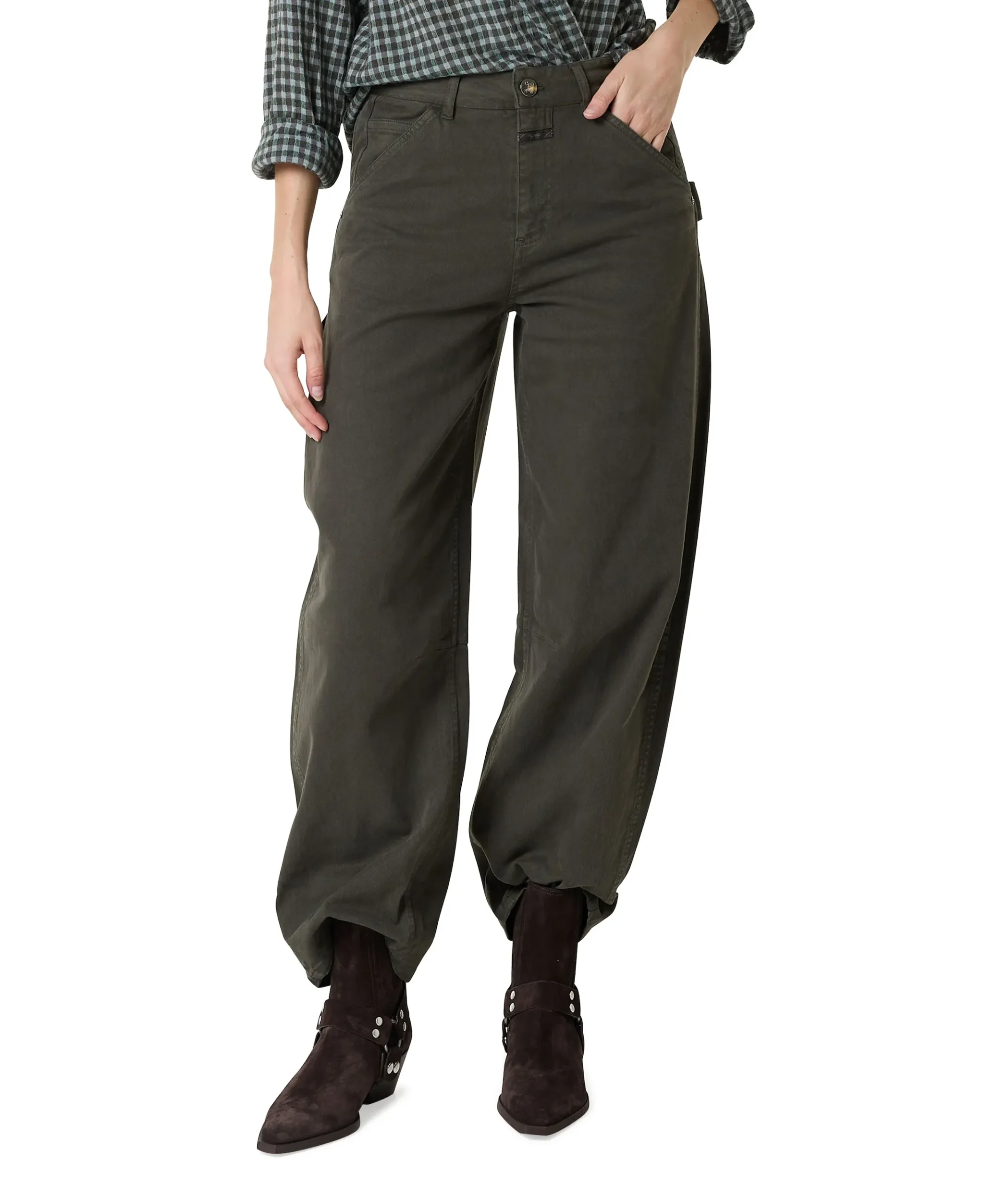 Bouna dames jeans groen