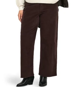 CARHOPE GLOBAL EX HW WIDE CORD PNT dames broek bruin