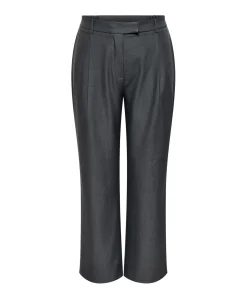 CARLINDA HW STR MEL TLR dames broek grijs