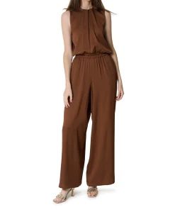 CARYS dames jumpsuit bruin