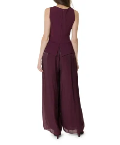 CFC 20458 dames jumpsuit bordeaux