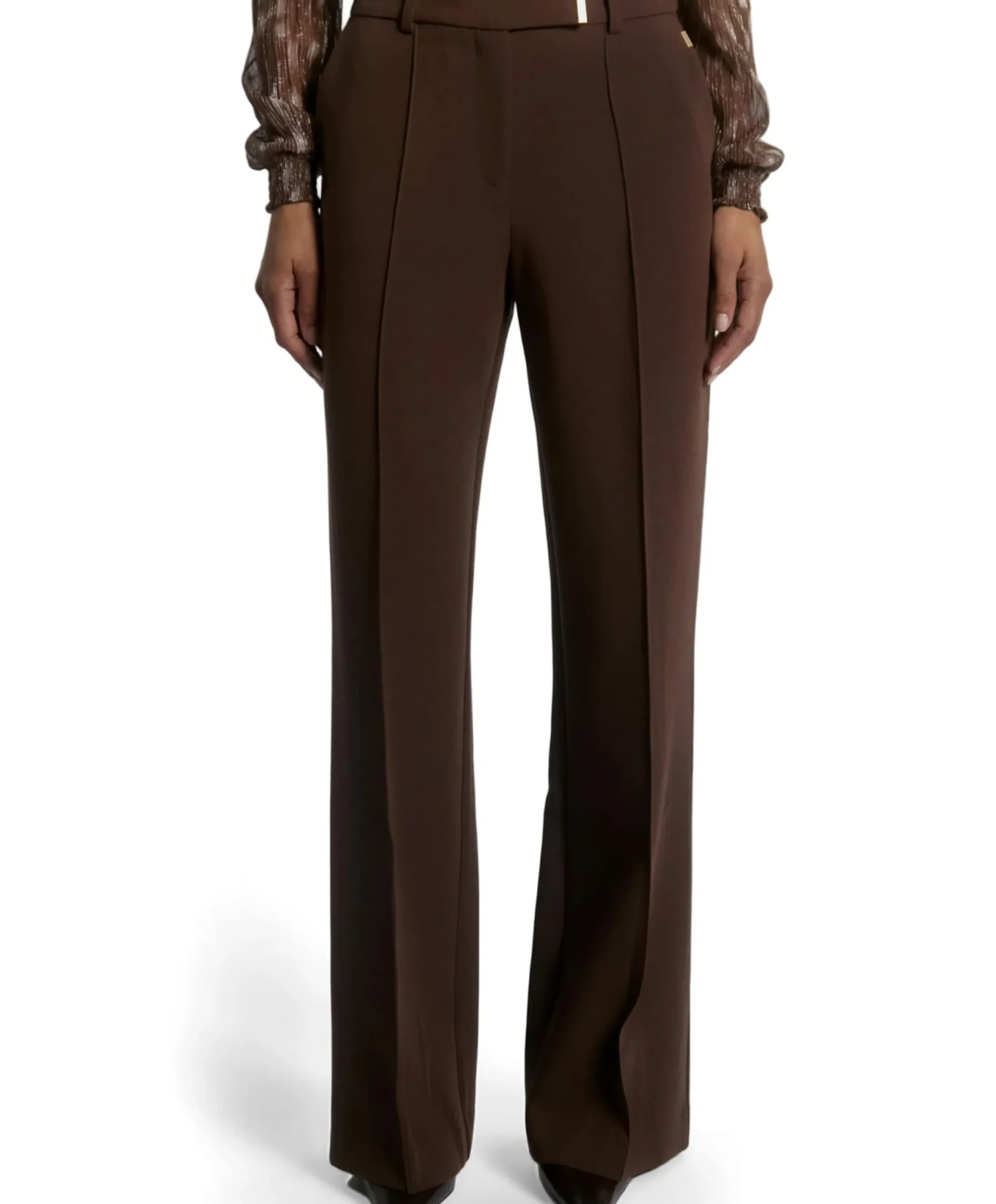 CHANTALLE RPES 345 dames broek bruin
