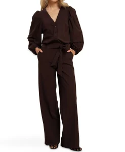 Cherie dames jumpsuit bruin
