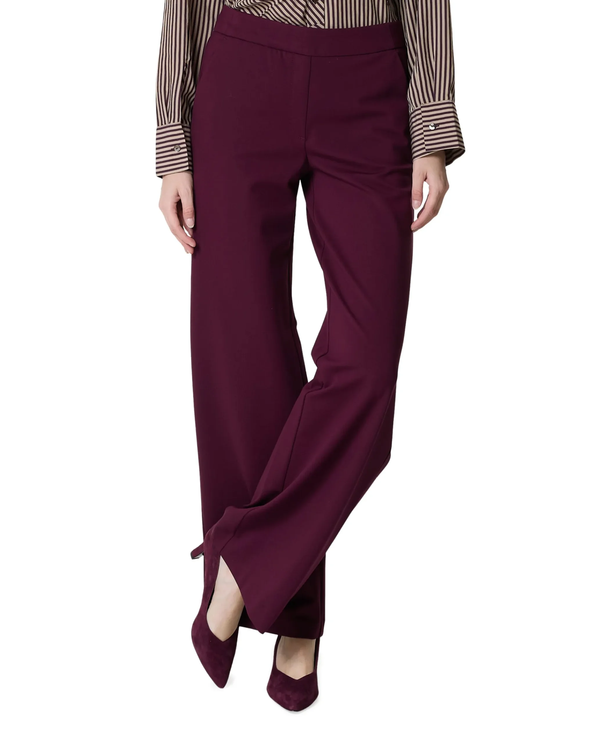 CHIARA dames pantalon paars