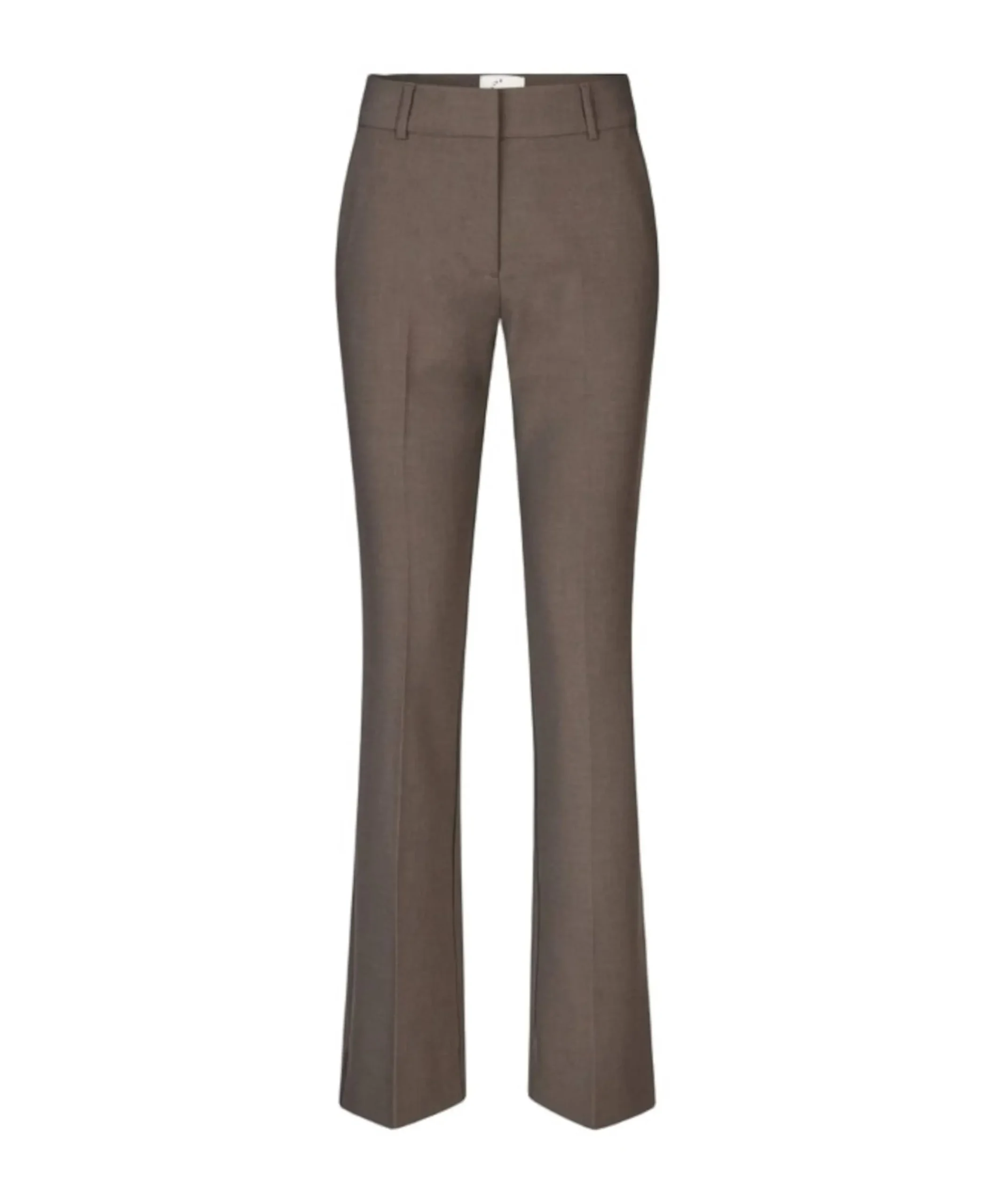 CLARAFV 826 MUD BROWN MELANGE dames pantalon bruin