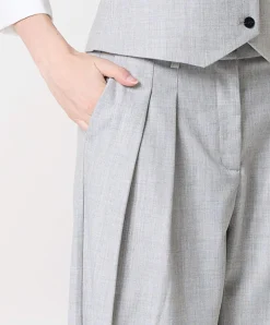 CMTAILORY dames broek grijs