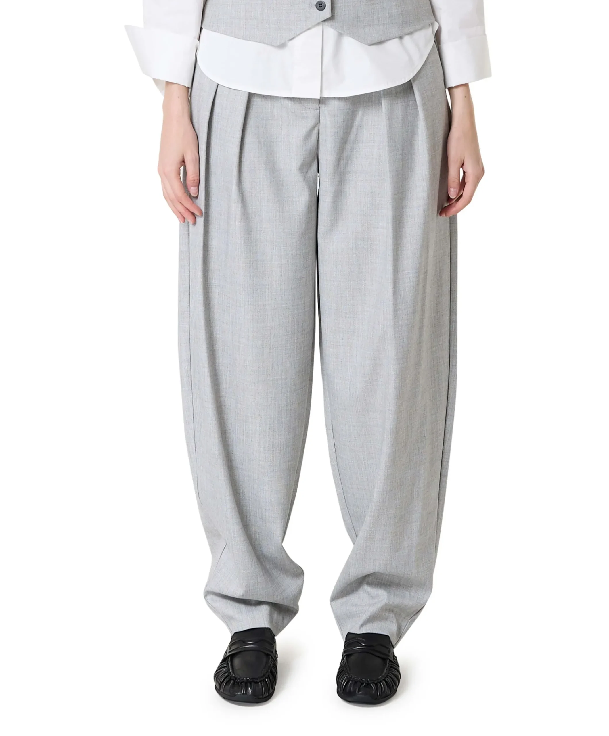 CMTAILORY dames broek grijs