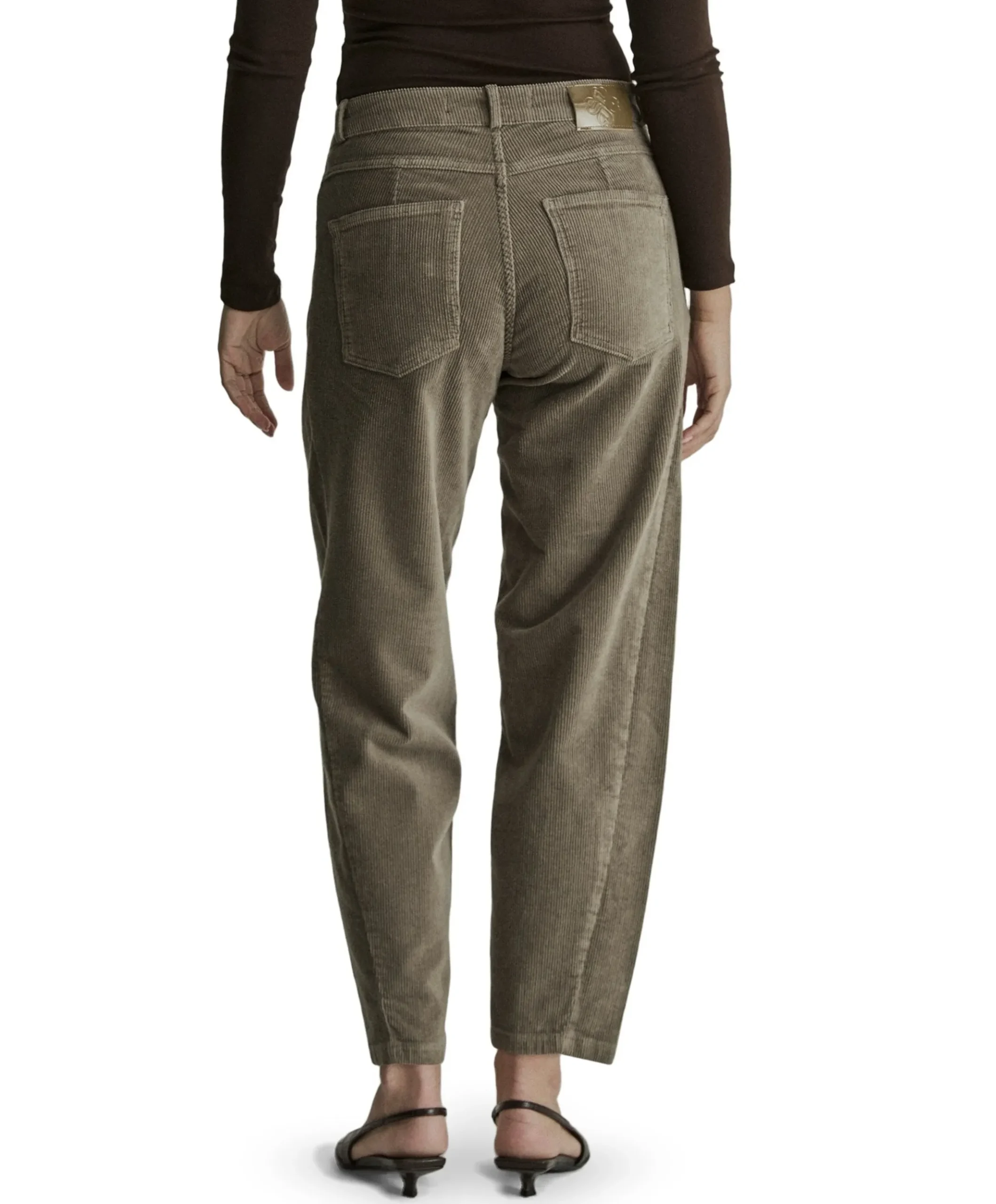 Coco - Vintage Corduroy - 633 - Kha dames broek groen