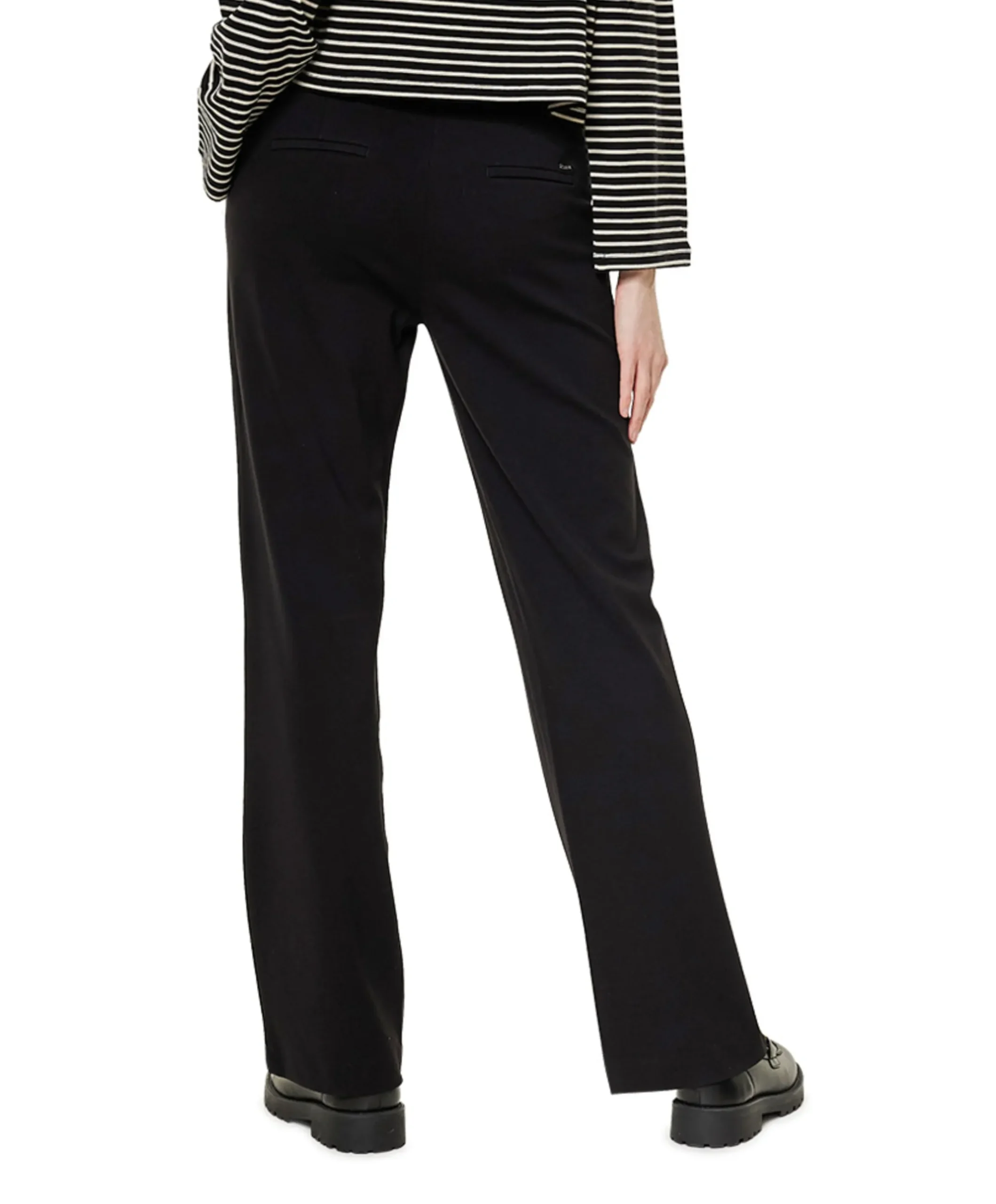 CS-Jenny Wide Leg broek zwart