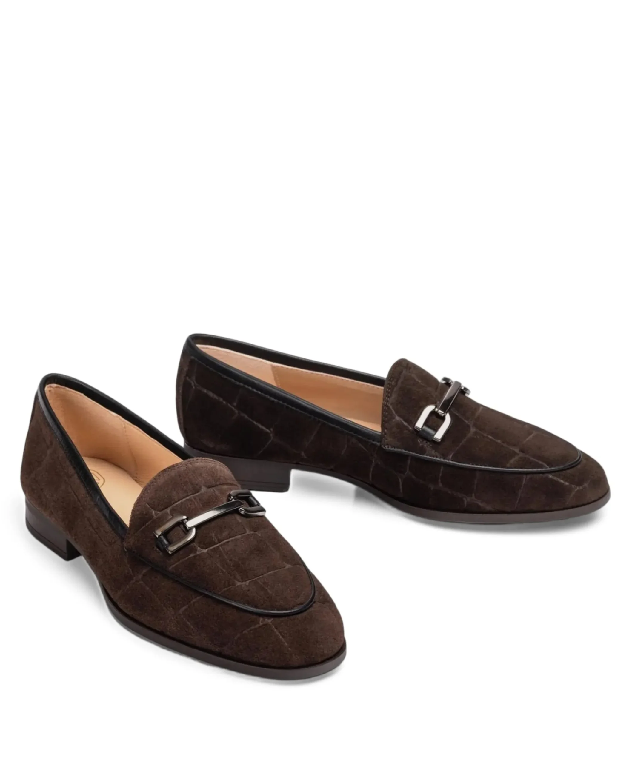 Dalcy dames loafers bruin