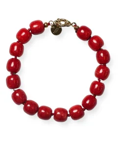 Dames armband rood