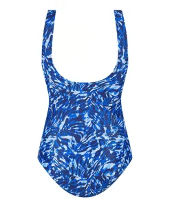 Dames badpak blauw