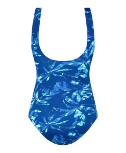 Dames badpak blauw