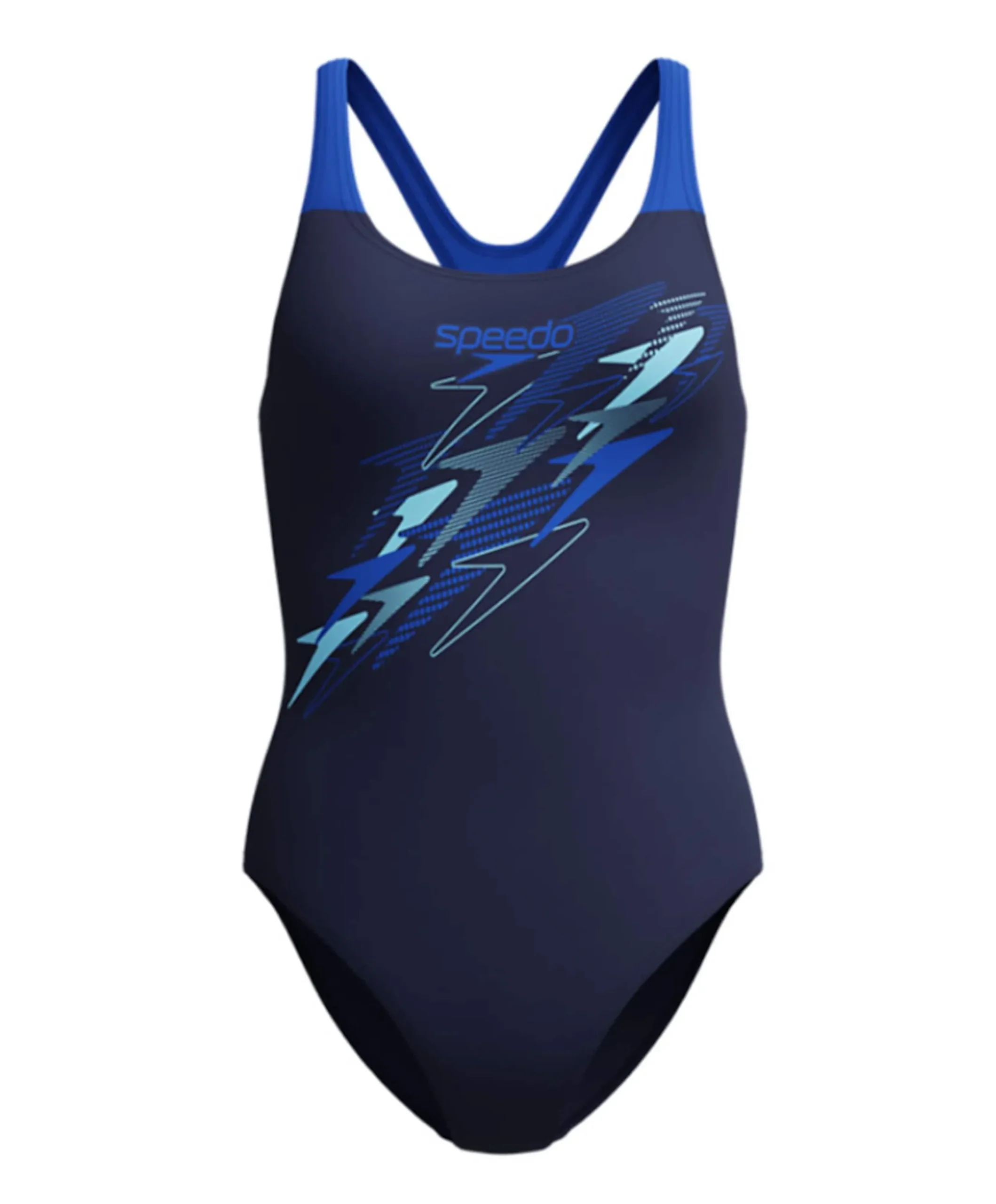 Dames badpak blauw