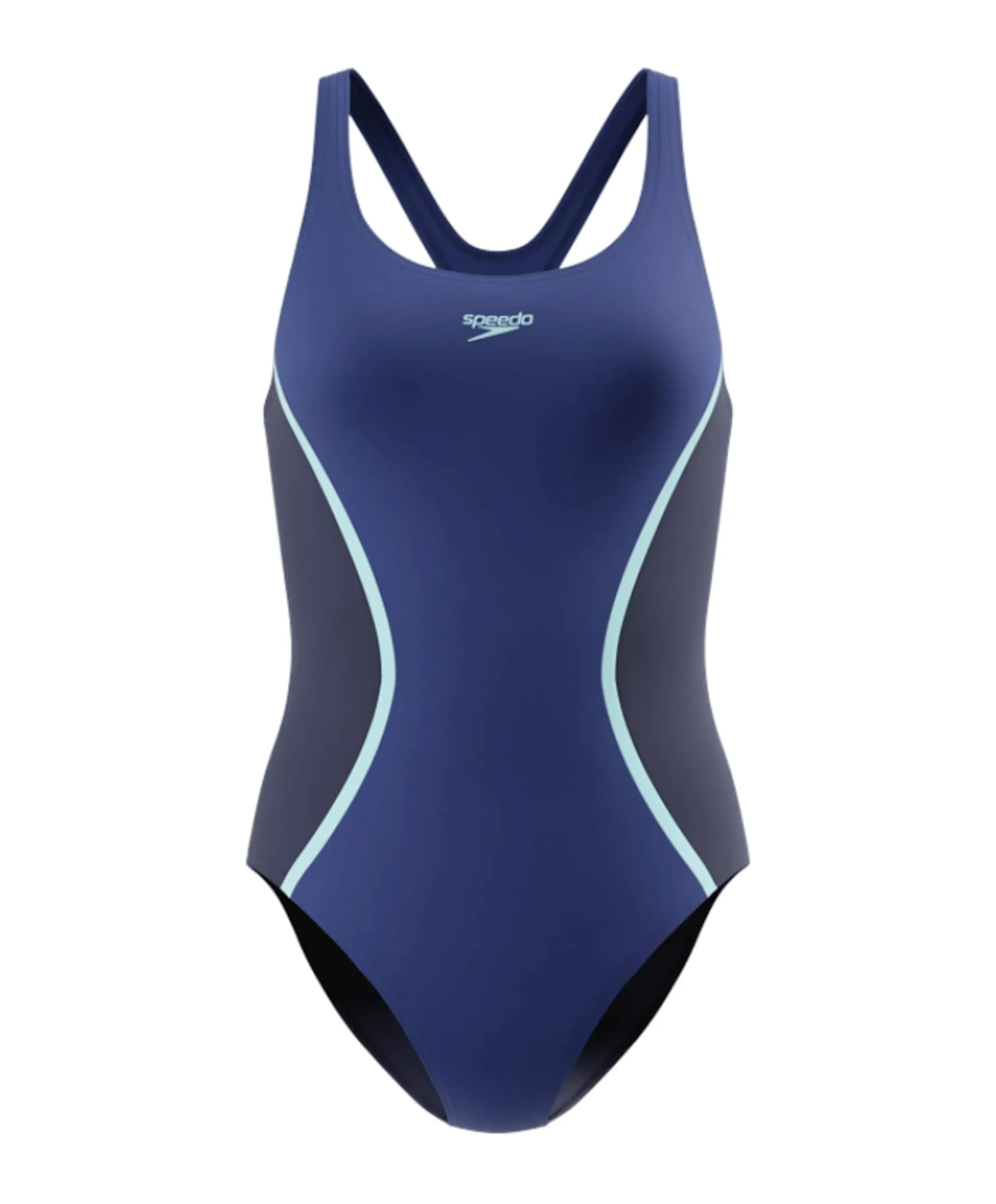 Dames badpak blauw