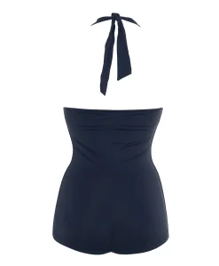 Dames badpak blauw