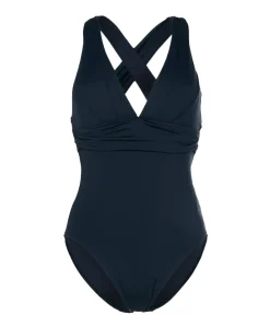 Dames badpak blauw