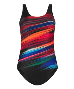 Dames badpak multicolor
