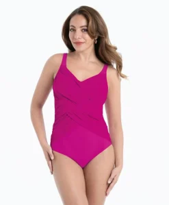 Dames badpak roze