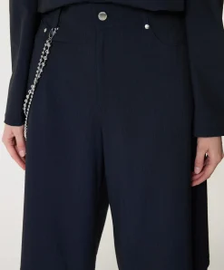 dames bermuda blauw