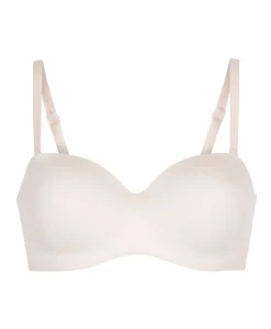Dames bh strapless beige