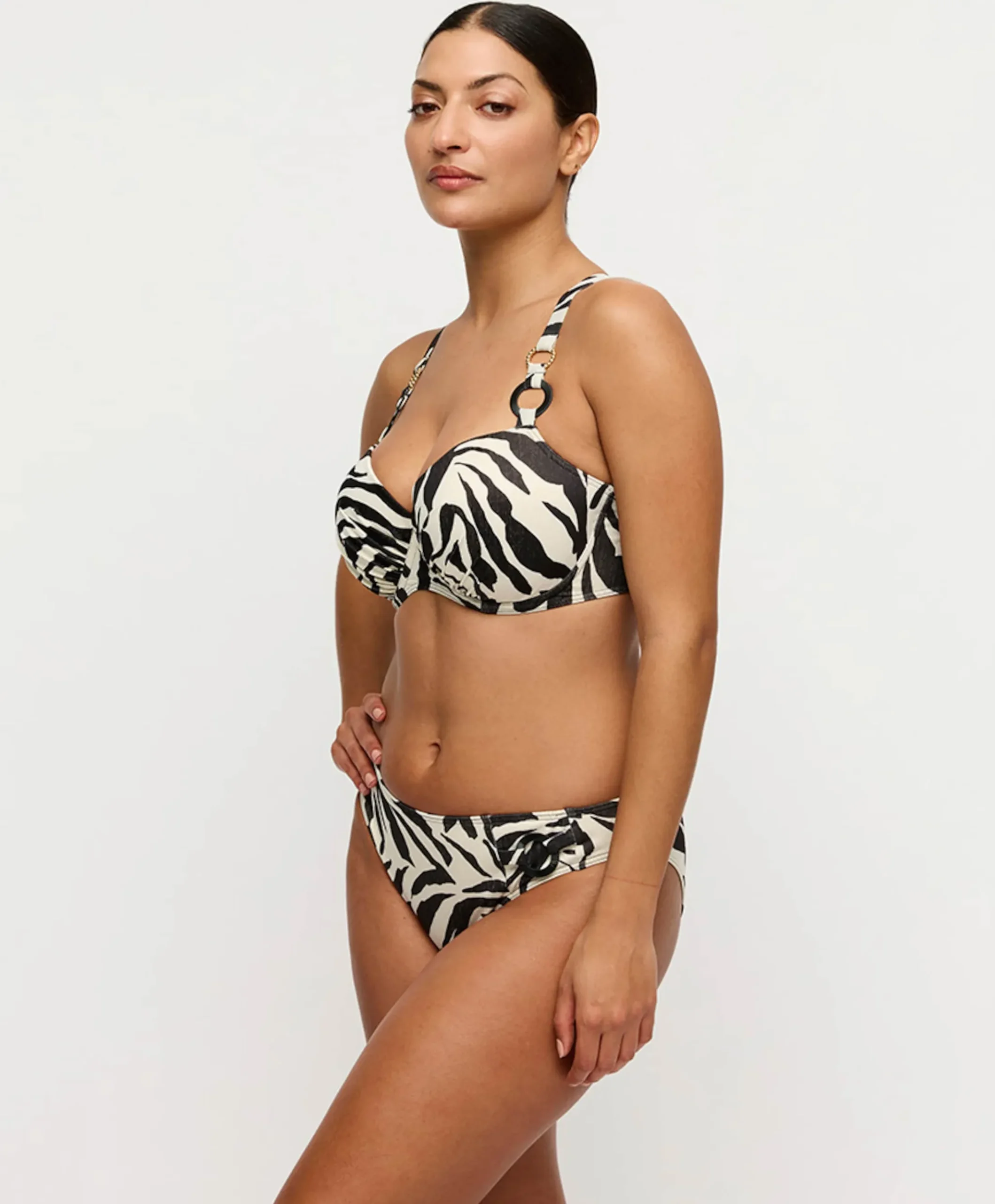 Dames bikinitop beige